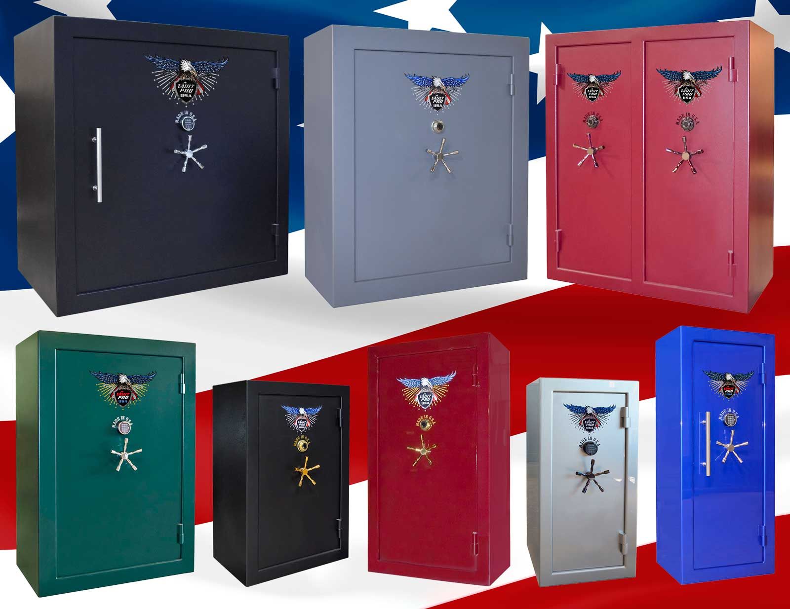 image of gun safes and safes made in the USA