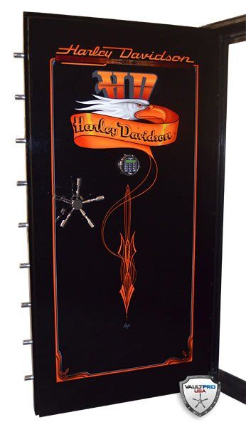 Custom Vault Door Harley Davidson Motif