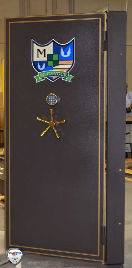 Heavy Duty Vault Door with Custom Logo