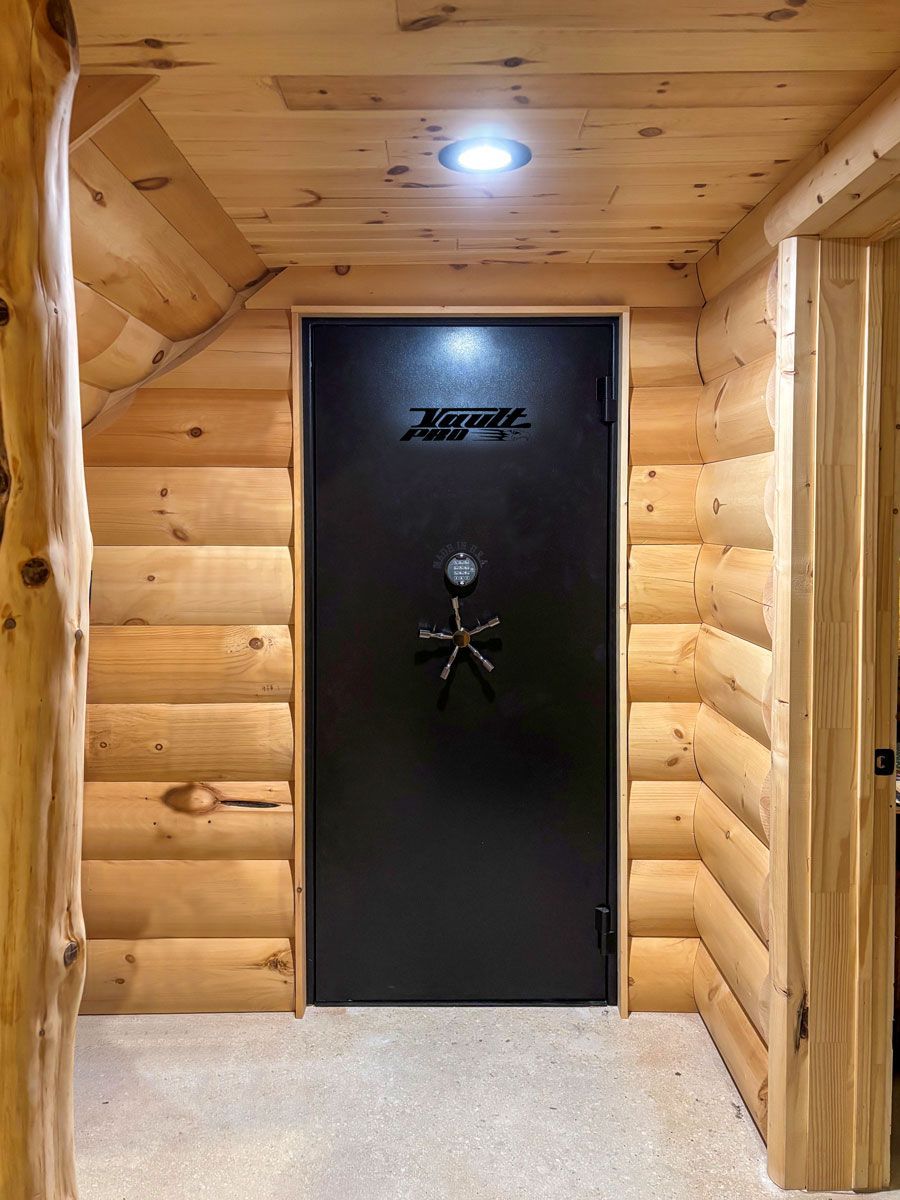 vault door protects hidden vault room