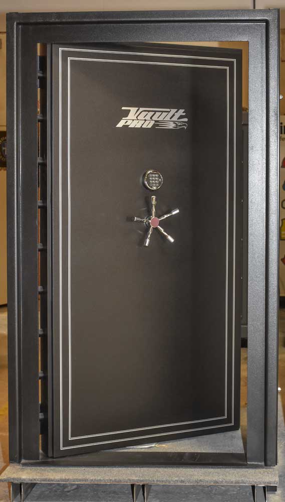 inswing vault door with low threshold for ADA compliance
