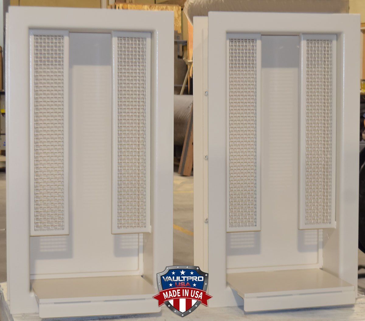 Issue ports for secure pass thru of firearms and classified materials made in USA