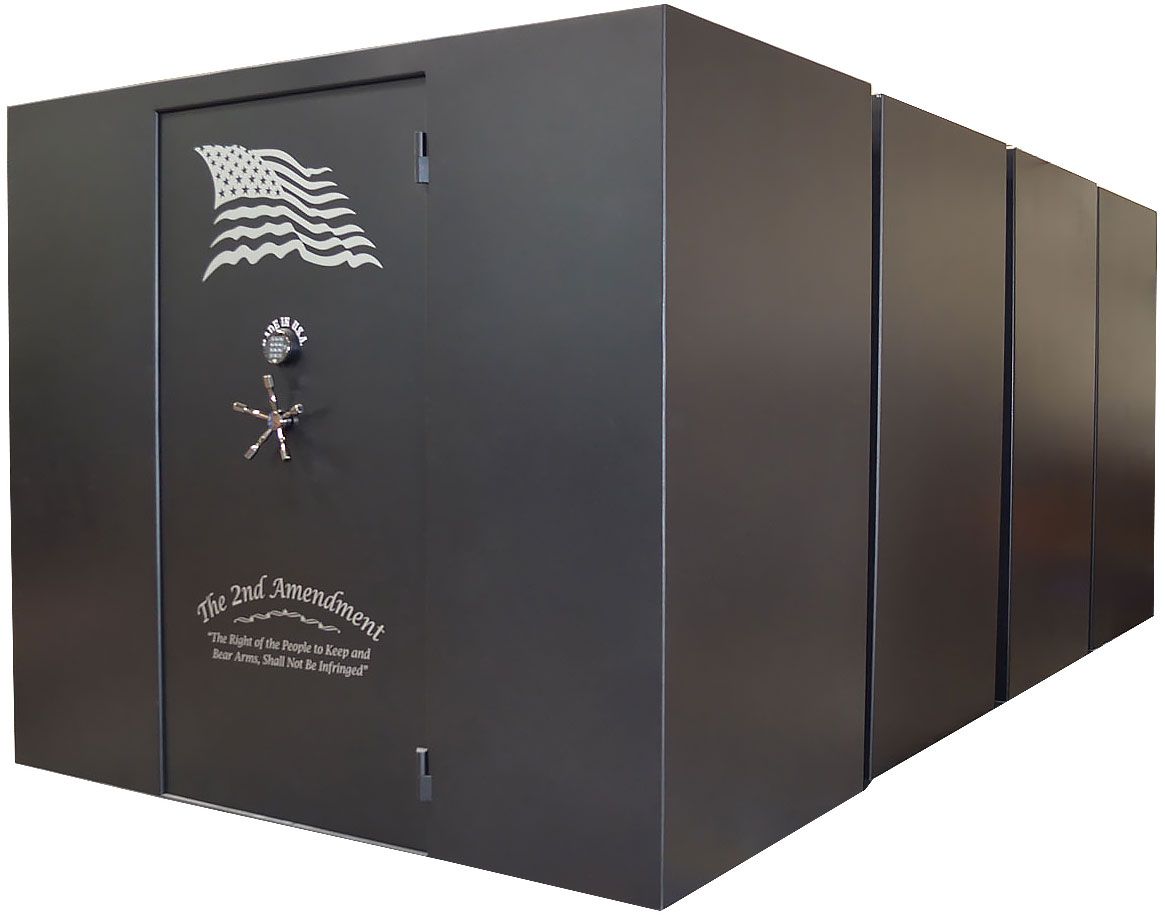 Large piece modular shelters made in USA by Vault Pro