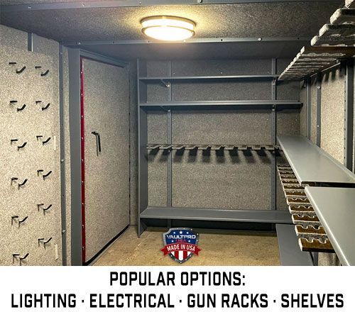 options for walk in vault rooms