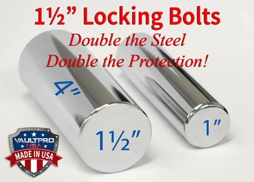4-way locking bolts for vault door