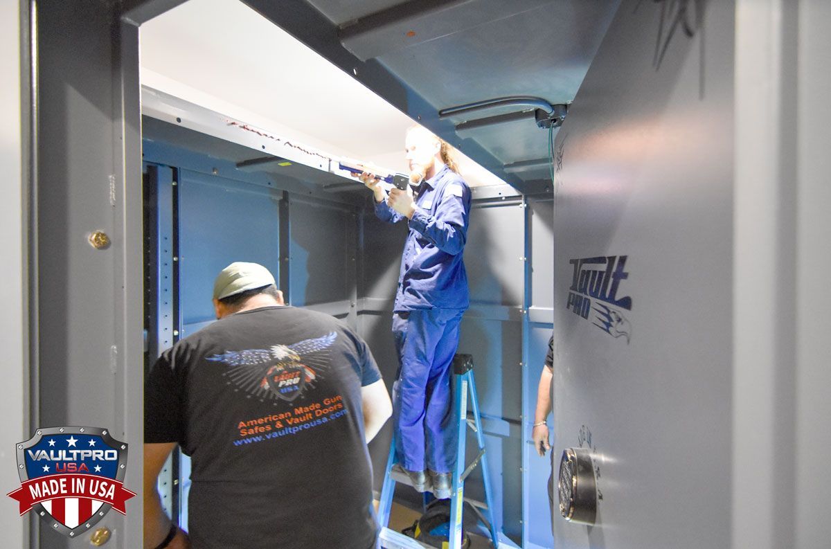 modular pieces allow you to install a shelter safe-room virtually anywhere. Even in a closet.