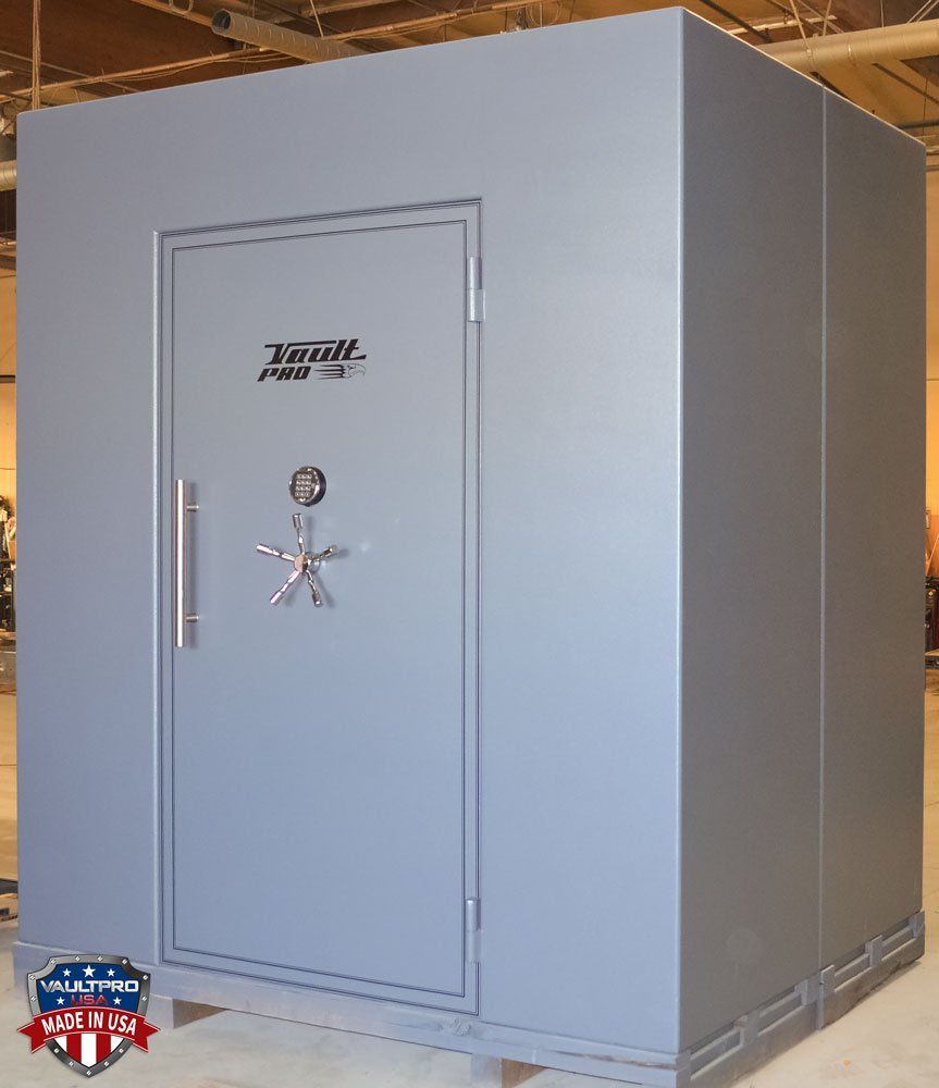 Modular Two Piece Walk-In Vault Room and Emergency Shelter.