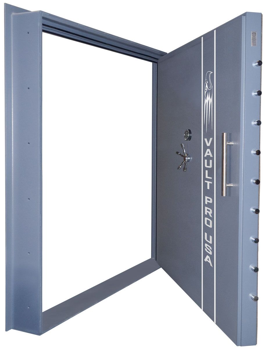 vault door with wide flange