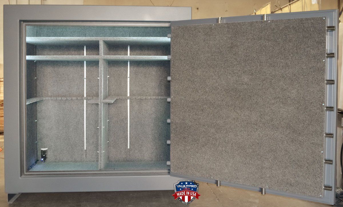 Monster single door safe showing fully configurable interior.
