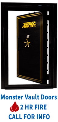 Large vault doors for business or government