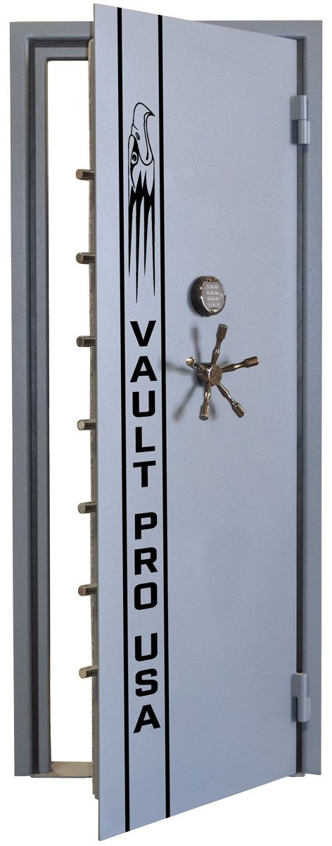 heavy duty vault door with peep hole made in USA