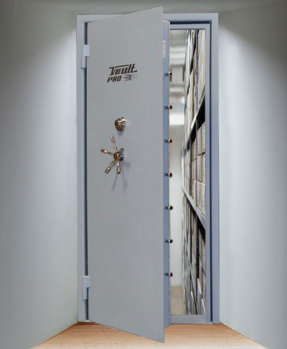 vault door made in USA door open