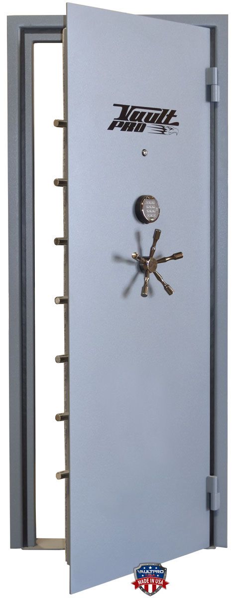 heavy duty vault door with peep hole made in USA