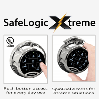 SafeLogic Xtreme safe and vault door lock by Securam