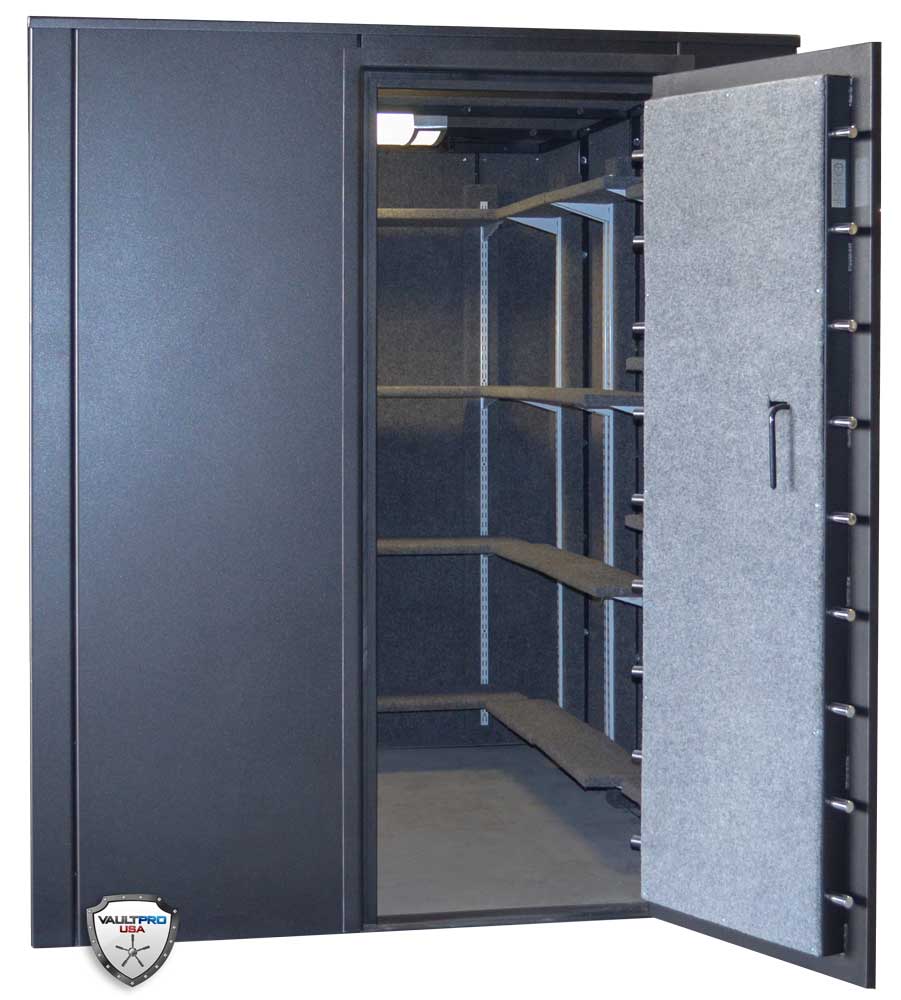 Customized Walk in Vault Room. Can be configured with In-swing or Out swing door.