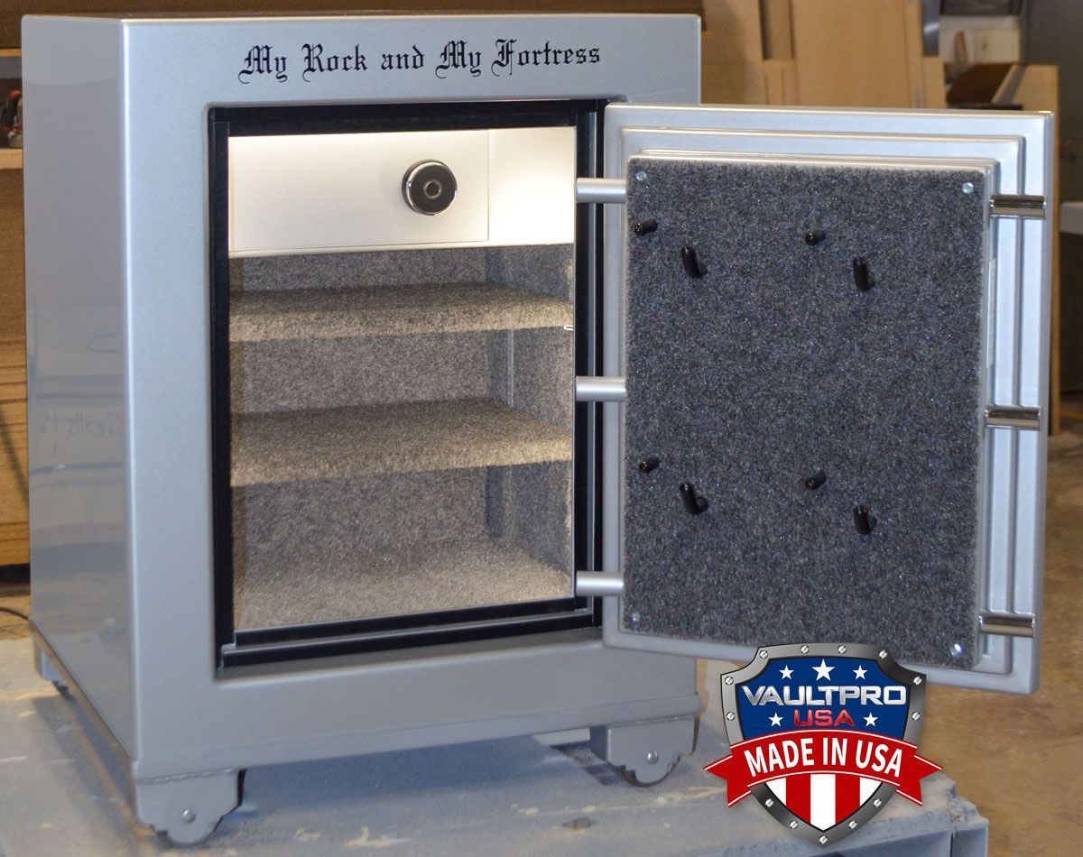 Custom book end safes. Two safes that mirror each other.