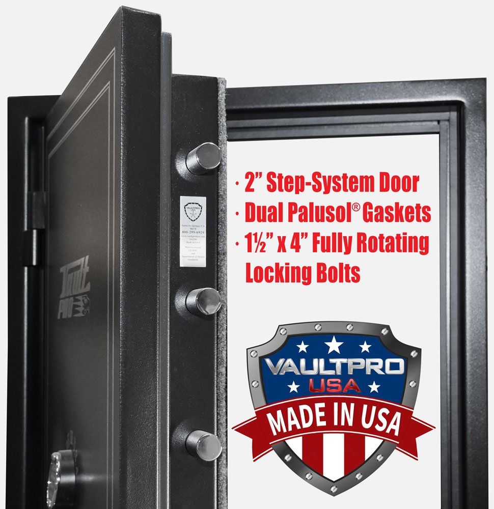Vault doors made in USA with American steel