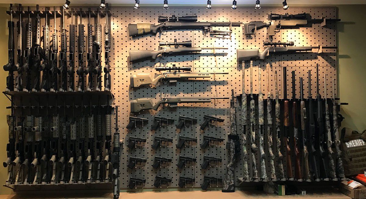 Tactical Gun Room Design with Modular Weapons Storage