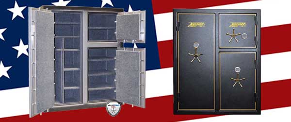 Multi Door and Three Door Gun safes made in USA by Vault Pro