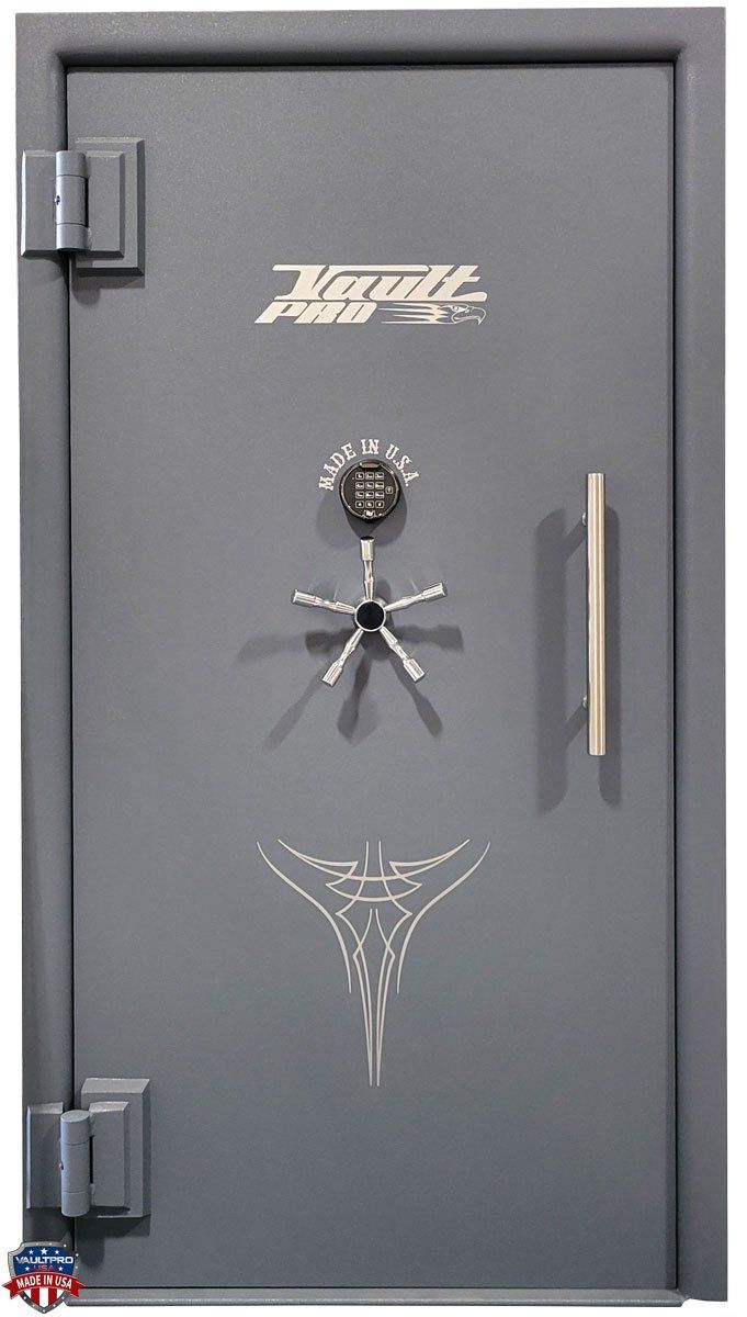 Titan Heavy Duty Ballistic Resistant Vault Door in Gray finish. Made in USA by Vault Pro