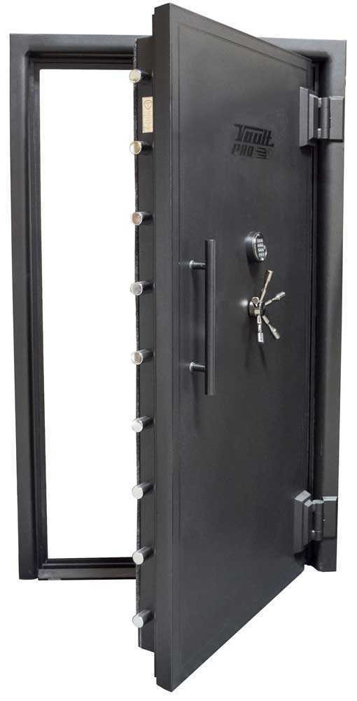vault door with wide flange