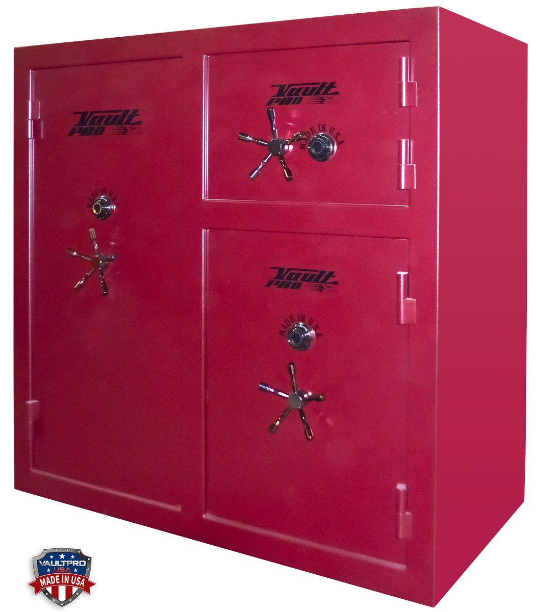 Monster Triple Door Safe. Three safes in one body. Made in America by Vault Pro USA