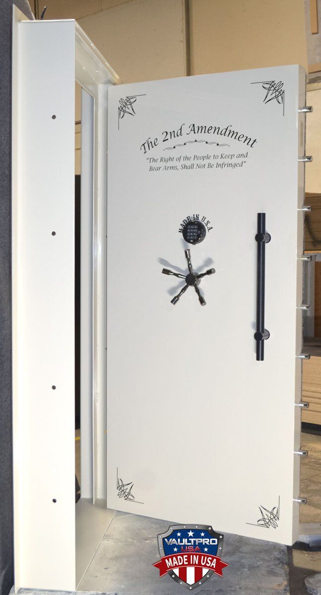 Custom Vault Door with 2nd Amendment Art