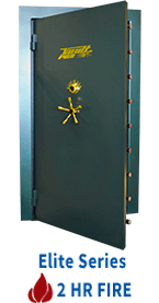 Vault Doors with Step system prevents prying