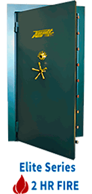 Vault Doors with Step system prevents prying