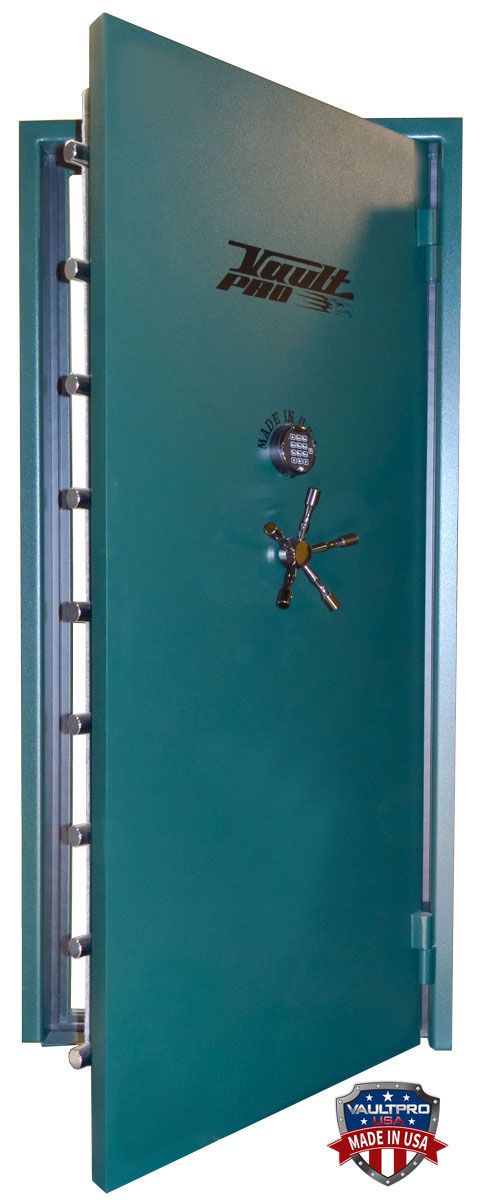 Image of Heavy duty vault door for safe rooms and shelters, made in USA by Vault Pro
