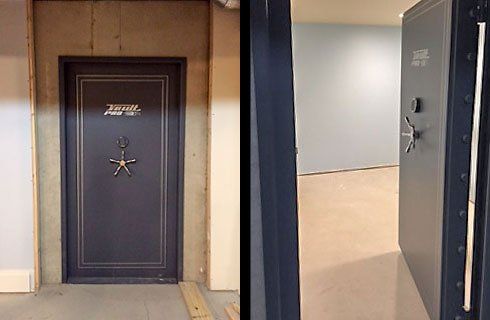 Vault Door Installed vault room Interior