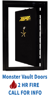 Large vault doors for business or government