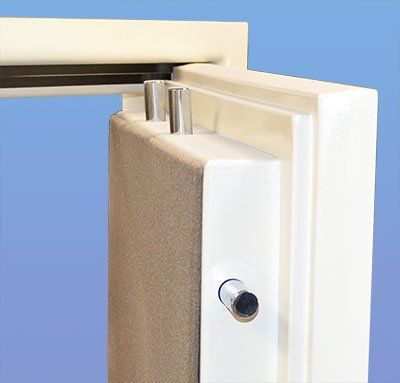 Finished Step System Vault Door with Dual Palusol® Gaskets.