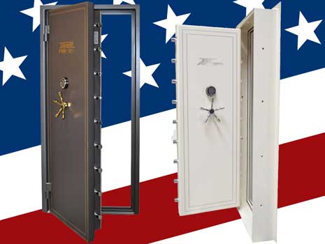 Security doors and vault doors for home and business
