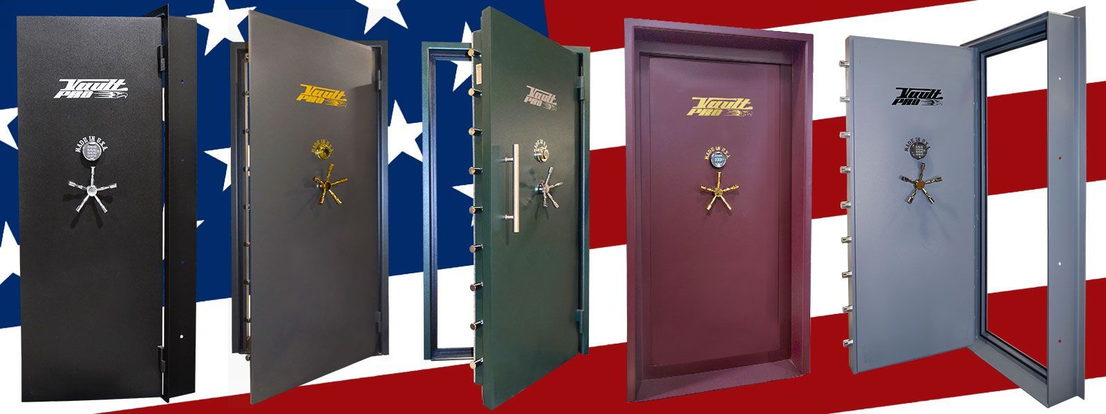 Image of American made Vault doors manufactured in the USA for sale factory direct by Vault Pro USA.