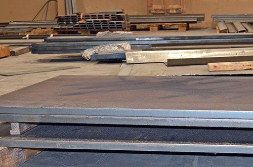vault door manufacture with steel plates