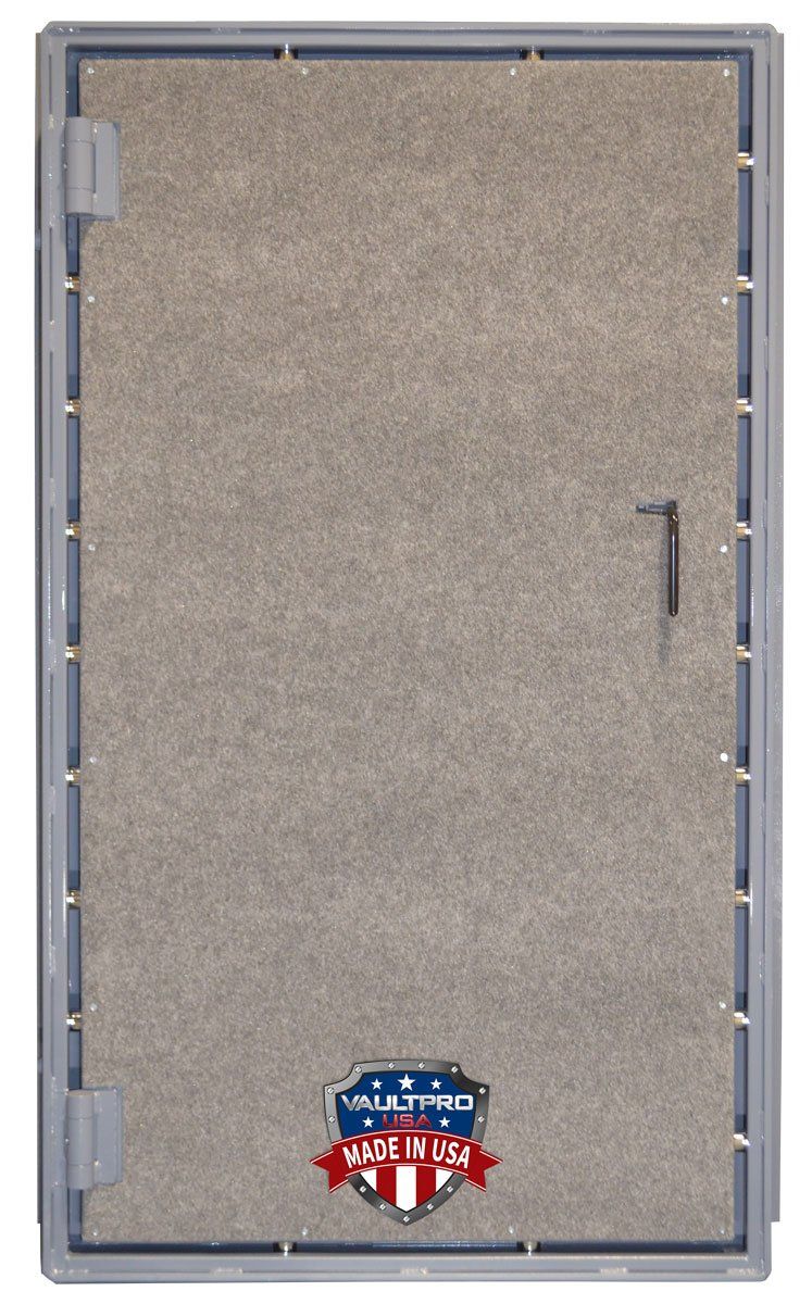 Titan Series Vault Door with heavy duty hinges, locking bolt system and internal release