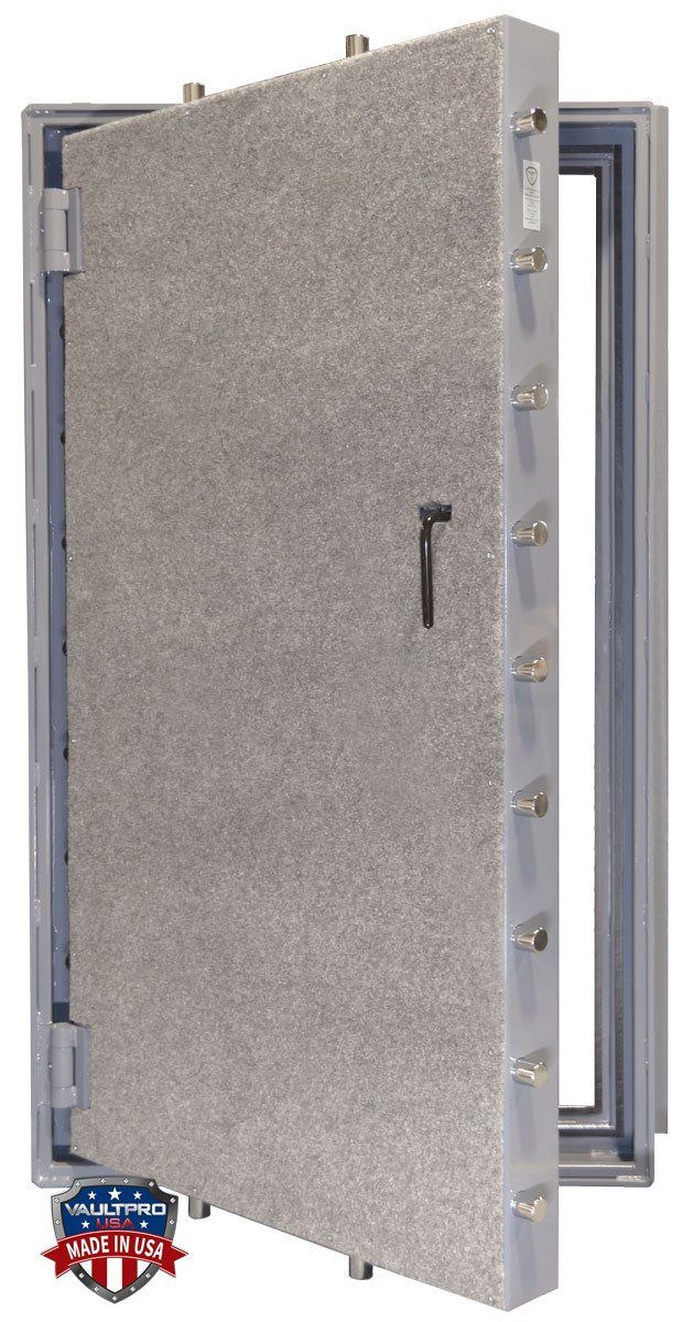 Ballistic Resistant Titan Series Vault Door with heavy duty hinges
