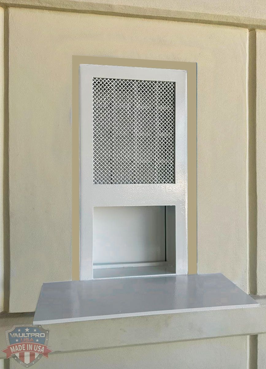 UFC weapons issue port exterior diamond mesh viewing window