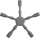 Hardware options for vault doors