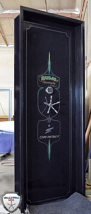 Custom Vault Door is over eight feet high.