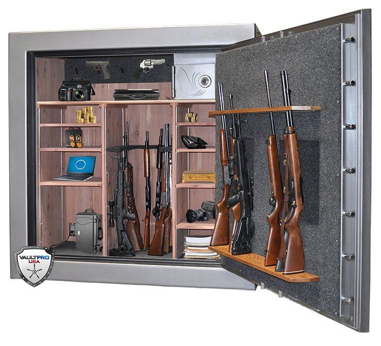 very large capacity gun safes with custom interiors