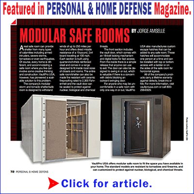 Vault Pro USA’s Modular Safe Rooms - Personal and Home Defense Magazine