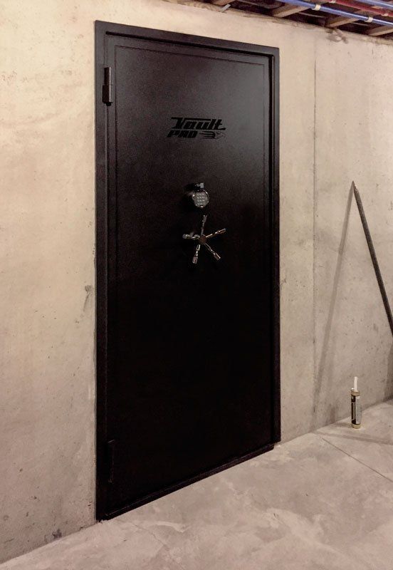 Custom vault door installation