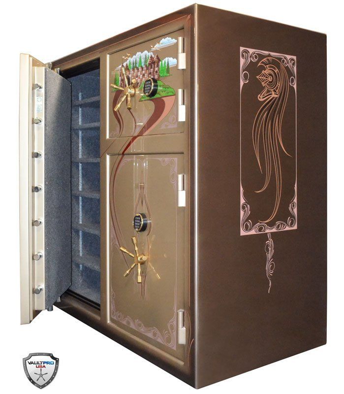 Custom Triple Door Safe Interior Can Be Modifed in Any Way.