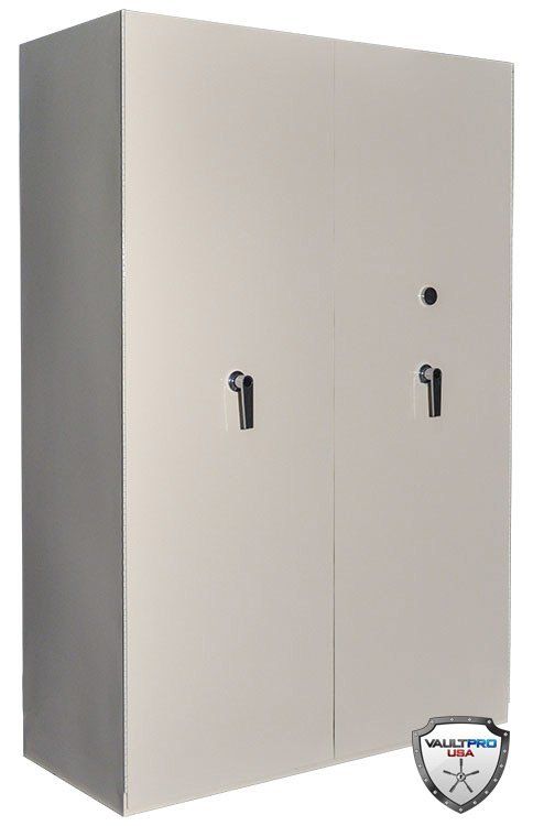 Custom Security Cabinet Exterior Dual locking Doors
