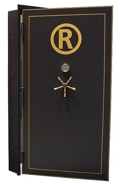 Custom initials or name added to vault door