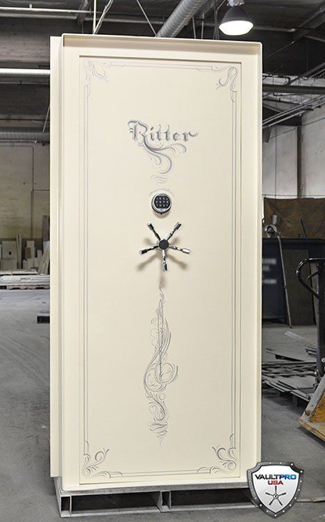 In-Swing Vault Door Custom Pinstripe and Art