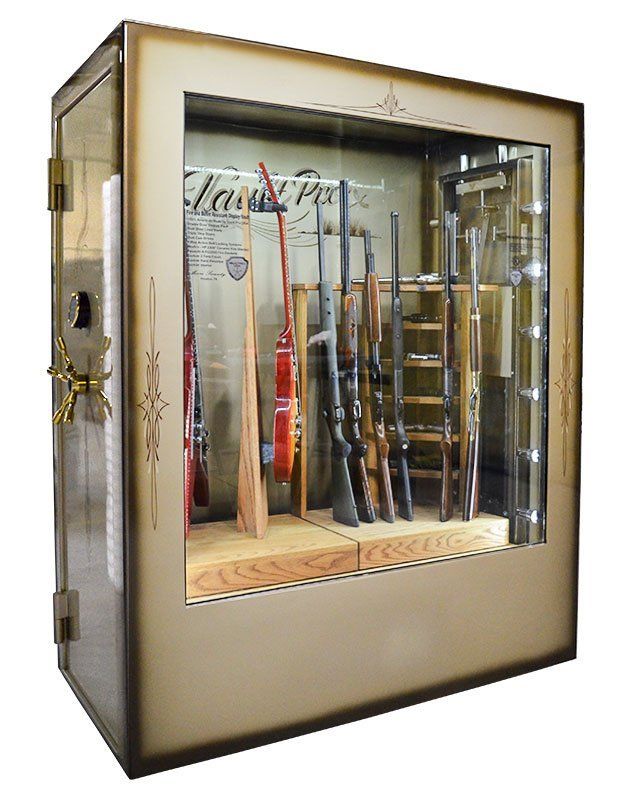 Safes with Triple Step Door System Slide Out Shelves
