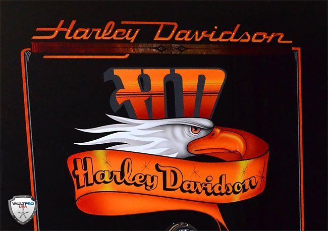 Custom Harley Davidson Design Vault Door